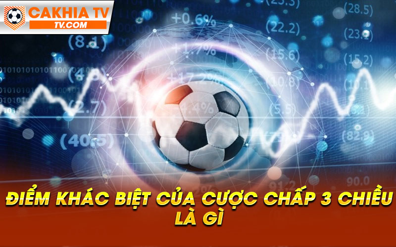 Diem khac biet cua cuoc chap 3 chieu la gi Điểm khác biệt của cược chấp 3 chiều là gì