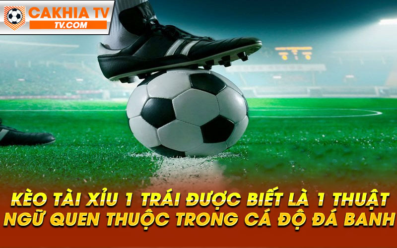 Keo tai xiu 1 trai duoc biet la 1 thuat ngu quen thuoc trong ca do da banh Kèo tài xỉu 1 trái được biết là 1 thuật ngữ quen thuộc trong cá độ đá banh