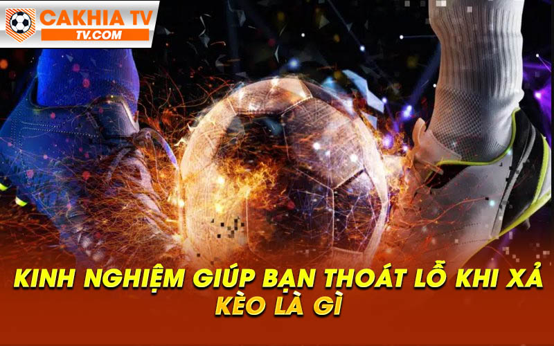Kinh nghiem giup ban thoat lo khi xa keo la gi Kinh nghiệm giúp bạn thoát lỗ khi xả kèo là gì